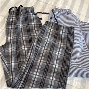 Gray Plaid Lounge Pants(pajama)2 pants